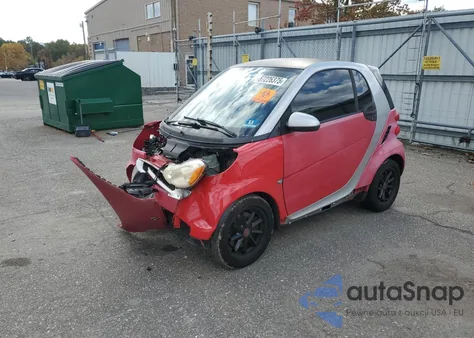 2010 Smart Fortwo Pure z USA, uszkodzony, nr VIN WMEEJ3BA5AK408639